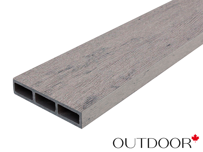 Доска заборная ДПК Outdoor 115*22*3000 мм. STORM GREY серая микс