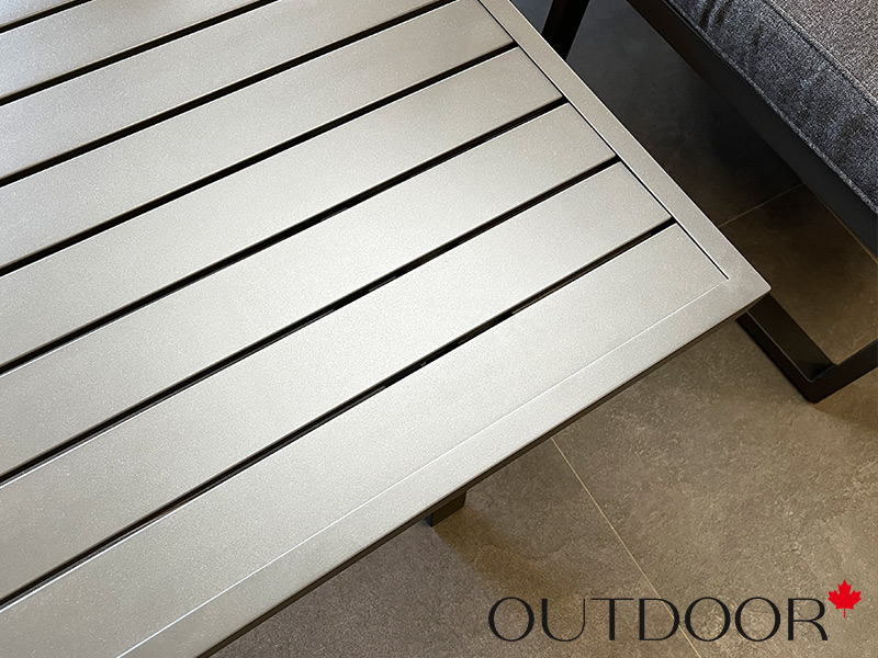 Комплект мебели OUTDOOR Торонто (3-местный диван, 2 кресла, стол), графит