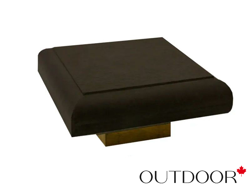 Крышка для столба ДПК Outdoor 135*135*22 мм, темно-коричневая