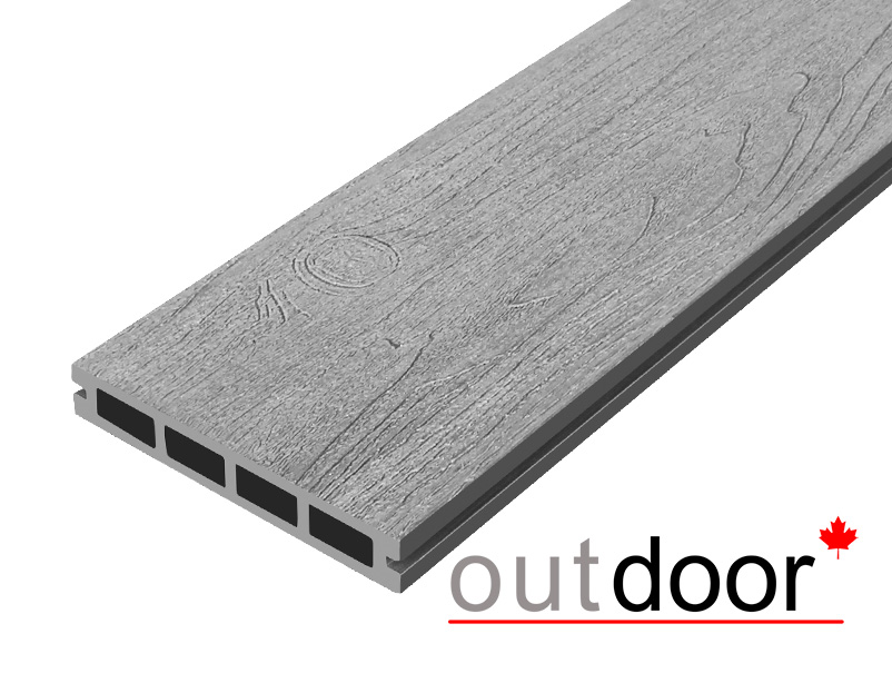 Террасная доска ДПК Outdoor 3D 150*25*4000 мм. NEVADA/CALIFORNIA серая
