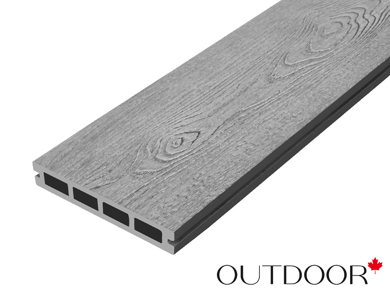 Террасная доска ДПК Outdoor 3D 150*25*4000 мм. NEVADA/CALIFORNIA серая