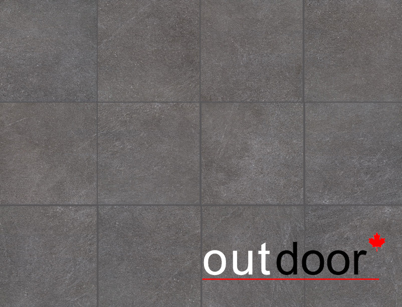 Плитка из керамогранита OUTDOOR TRANI, 600*600*20мм, coal