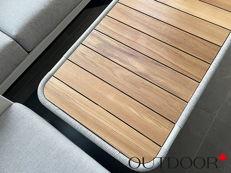 Комплект мебели OUTDOOR Женева (3-местный диван, 2 кресла, кофейный стол), шампань