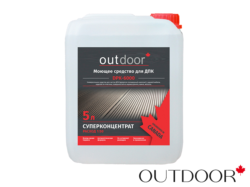 Моющее средство OUTDOOR для ДПК (канистра 5 л.)