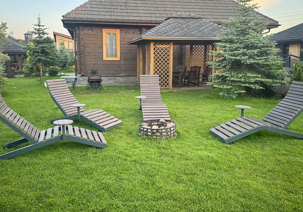 Садовая мебель из бруса ДПК