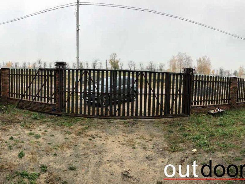 Забор в частном жилом доме г. Могилев