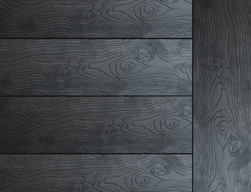 Террасная доска ДПК Outdoor 3D 150*25*4000 мм. OCEAN BLACK черная